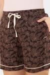 Amante Sleep Shorts - Burlwood Floral Print — thumbnail 4